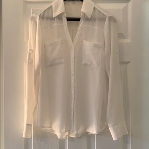 White Slim Fit Portofino Shirt